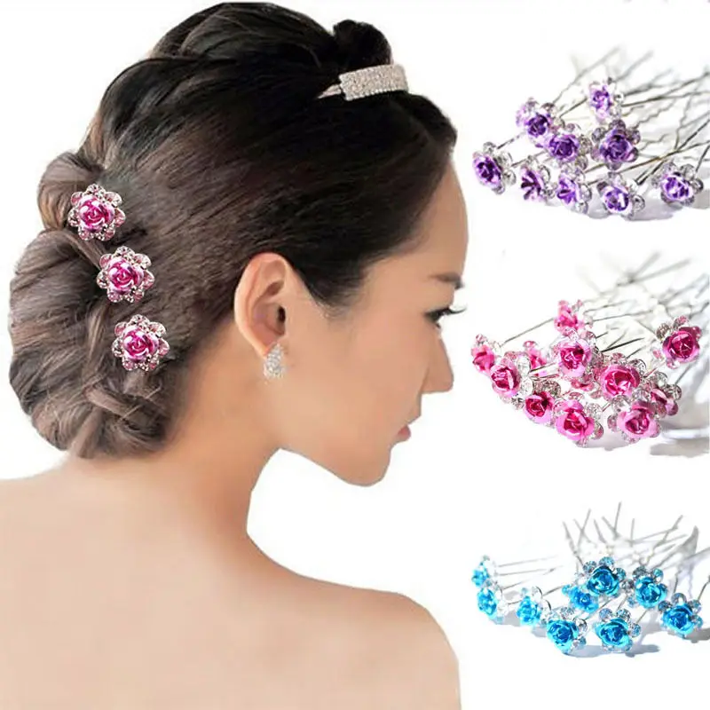 diamante hair clips for weddings