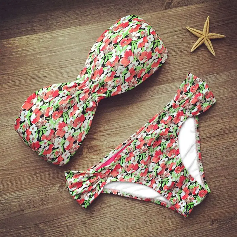 

Hot sexy bandage plus size swimwear swimsuit bikinis women print push up brazilian bikini set 2016 bathing suit women biquinis48