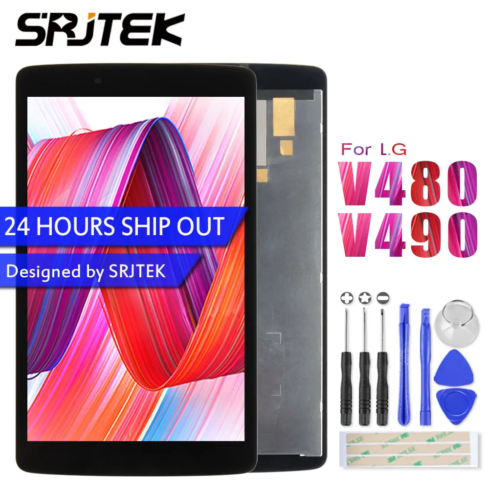 Srjtek For LG G Pad 8.0 V480 V490 LCD Display Matrix Touch Screen