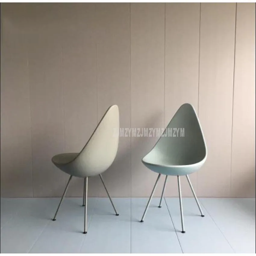 Современный скандинавский минималистичный стул для кофе, кафе, пластиковый АБС-пластик, капля воды, дизайн спинки, кофейня, офисное кресло для приема и отдыха