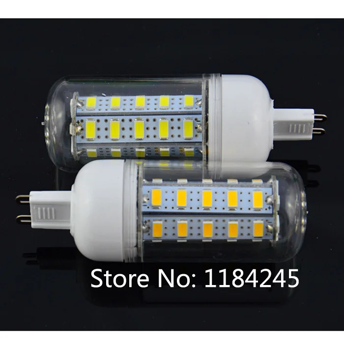 

G9 8 W 36 LED 5730 SMD 220V/110V Cover Corn Spotlight Light Lamp Bulb Warm Pure White 10pcs/lot