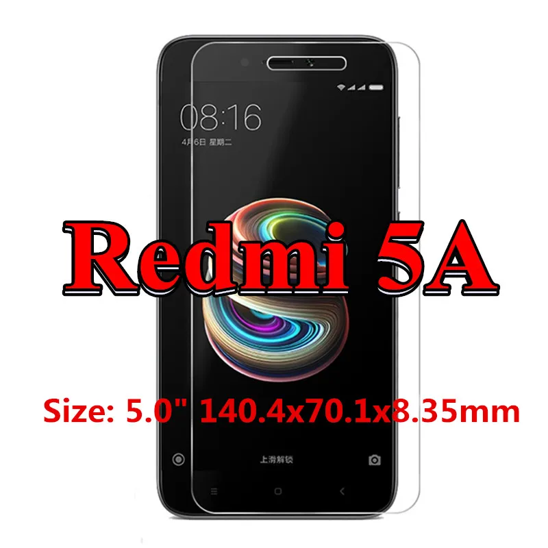 2.5D Закаленное стекло для Xiaomi Redmi 5A защитная пленка 9H Взрывозащищенный ЖК-экран протектор для Xiaomi Redmi 5A