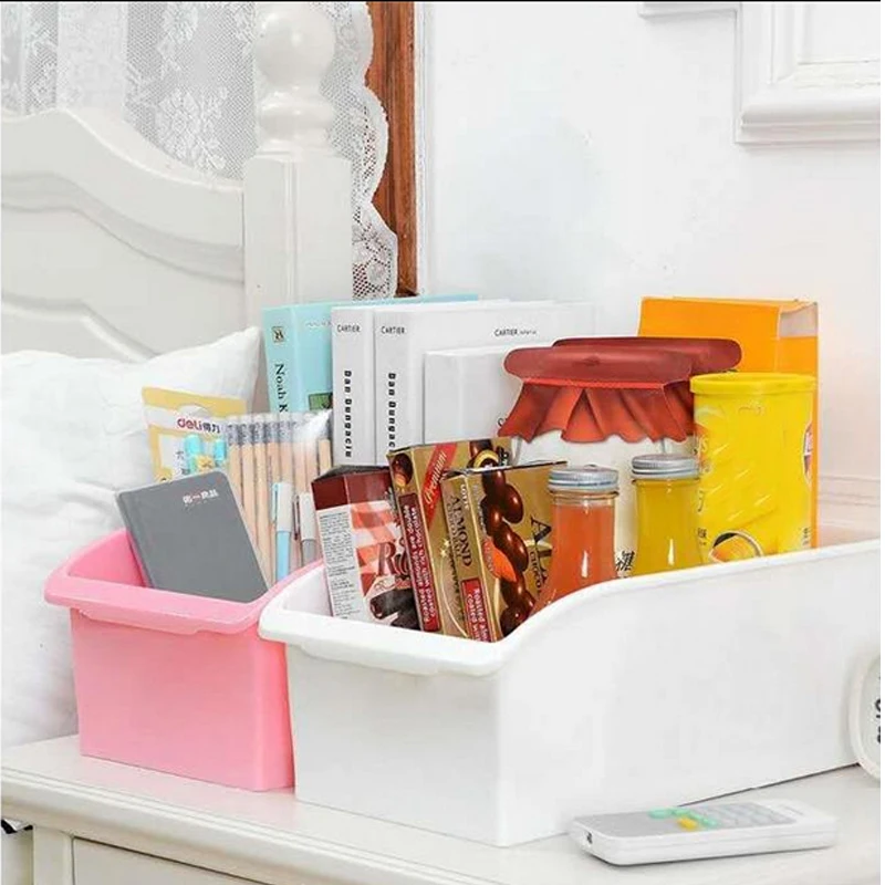 

Desktop Sundries Storage Box Makeup Organizer For Cosmetic Make Up Brush Storage Case Home Office Bathroom Storage Box