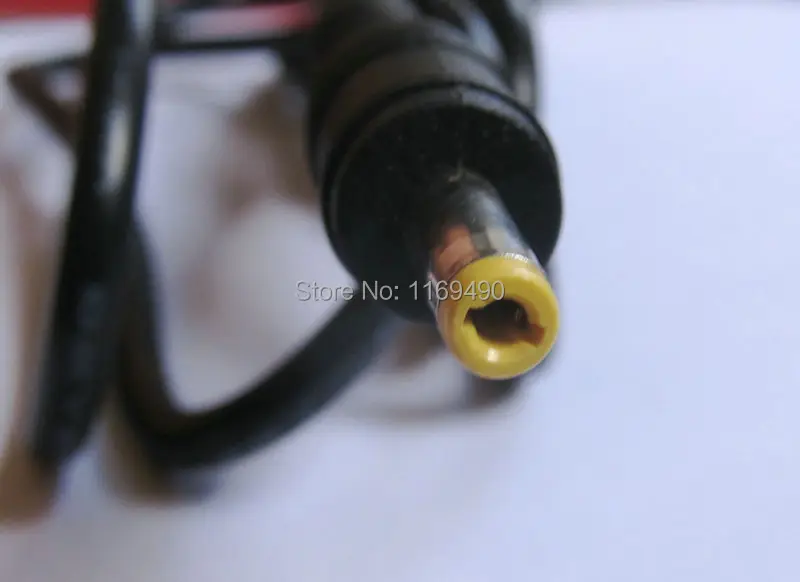 10 шт. DC Jack 4,0x1,7 мм штекер питания прямой разъем шнур адаптер для ноутбука с кабелем 1,2 м