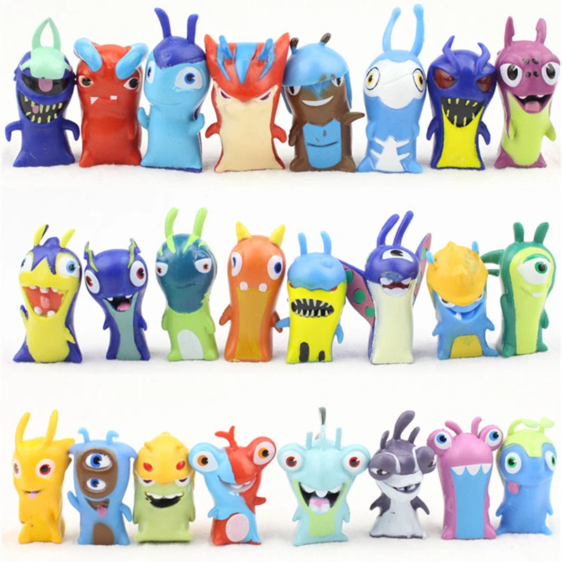 

24Pcs/Set 4-5cm Cartoon Slugterra PVC Action Figures Toys Dolls Gift for Children