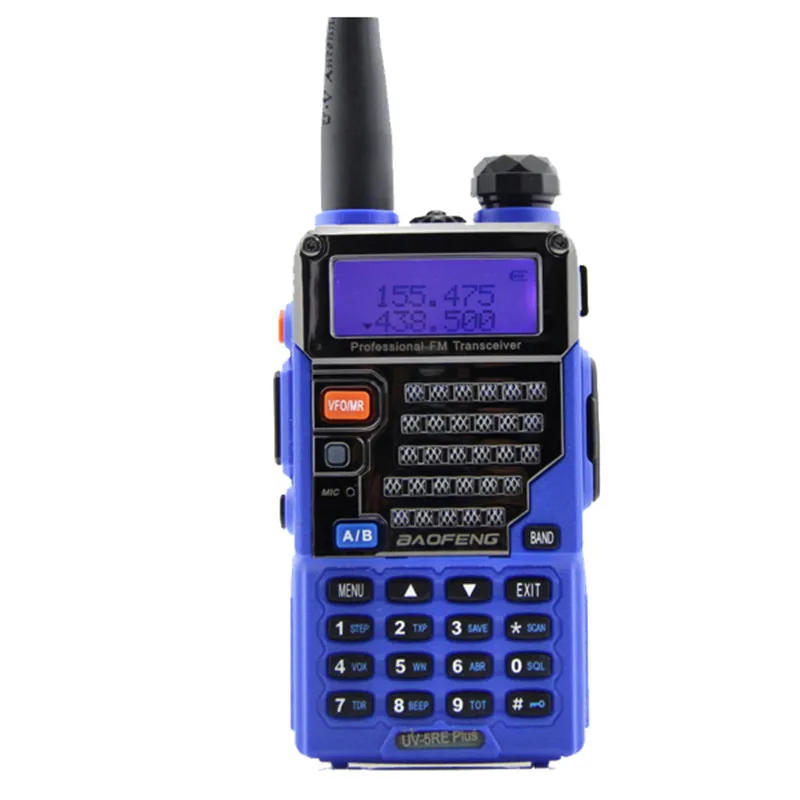 bilder für Original BAOFENG UV-5RE/UV-5RE Plus Dual-band-funkgeräte Walkie Talkie 5 Watt Power 128 Kanäle UHF/VHF Dual Display/Dual-Standby bilder für Original BAOFENG UV-5RE/UV-5RE Plus Dual-band-funkgeräte Walkie Talkie 5 Watt Power 128 Kanäle UHF/VHF Dual Display/Dual-Standby