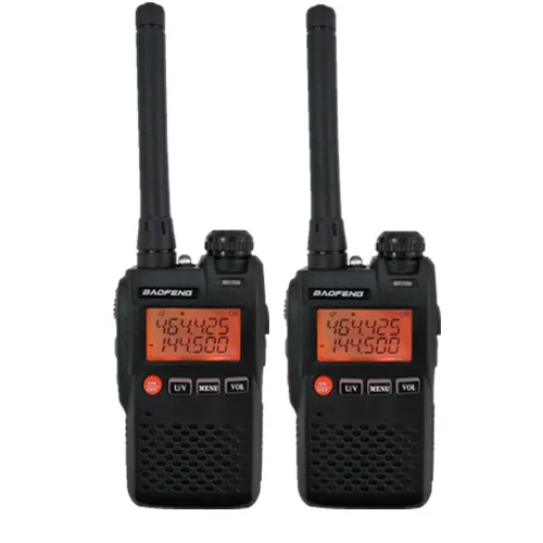 2 шт. BAOFENG UV-3R Мини Портативная рация Двухдиапазонная UHF VHF Любительская Ham CB радиостанция HF трансивер UV3R UV 3R Woki Toki Охота - Цвет: 2 pcs UV-3R