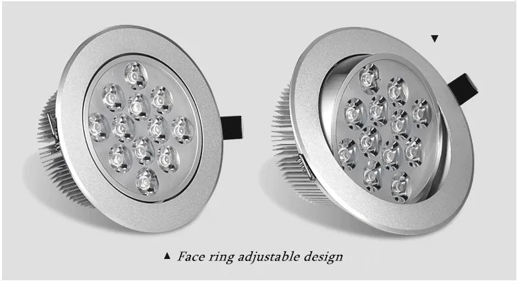 1 шт. Горячая CREE 6 Вт 9 Вт 12 Вт 15 Вт 21 Вт светодиодный потолочный светильник с регулируемой яркостью светодиодный светильник Встраиваемый светодиодный точечный светильник AC85-265V