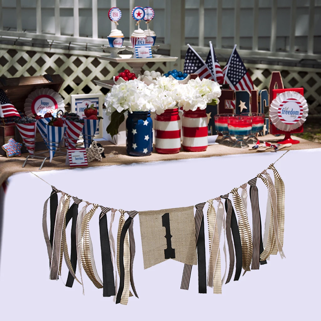 Baby 1st Birthday High Chair Tassel Banner Baby Shower Garland Baby Shower 