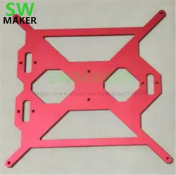 SWMAKER 2018 Prusa I3 V2 6 мм с подогревом опорная решетка тарелка; алюминий сплава Цвет Красное серебро черного и золотого цвета для I3 принтера