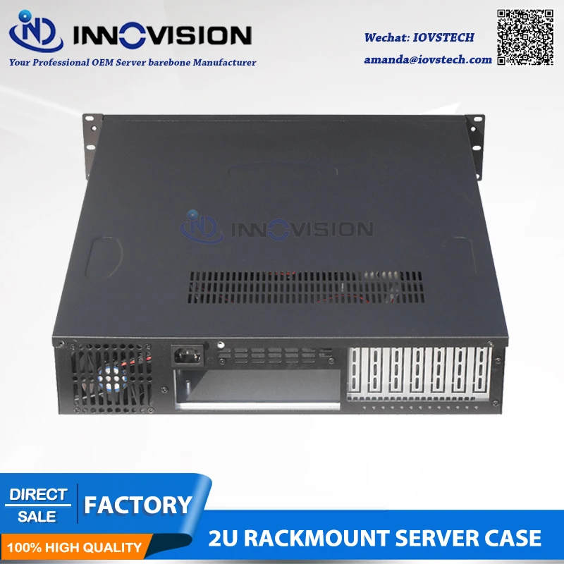 Шасси 2U для монтажа в стойку ATX совместимы с серверными полуобхватными PCI PCIe
