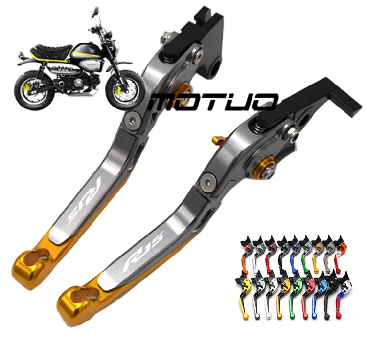 

Brake Clutch Levers For YAMAHA R15 V3 2017 2018 Retro Lever Extendable Folding Lever Motorcycle Accessories Adjustable