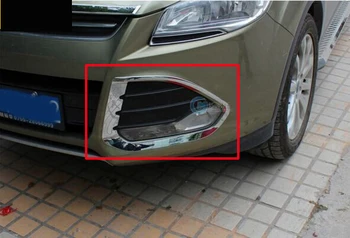 

Chrome Front Fog Light Lamp Cover Trim for ford Kuga Escape 2013 2014
