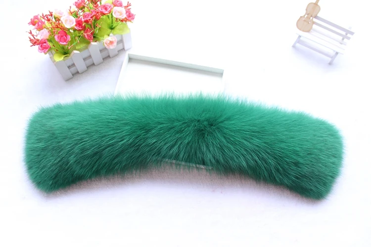 natural fox fur collar scarf (7)