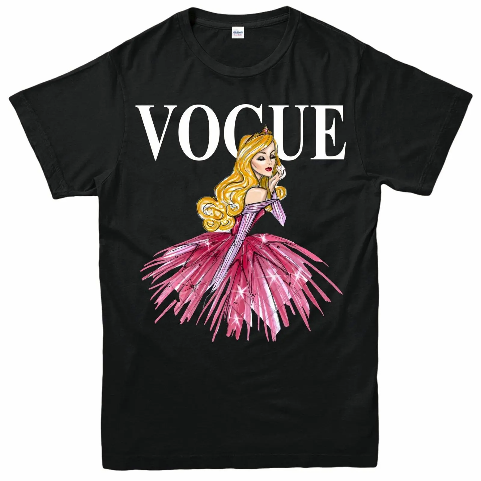 Спальный Красота Обложка Vogue футболка пародия Топ унисекс для взрослых Детская