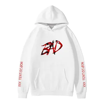 

Rapper Xxxtentacion BAD Hoodies sweatshirts in men's Hip Hop 3D Print streetwear Hoodie youth Loose Long Sleeve Boys fashion top