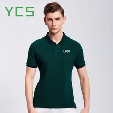 YCS Store, на заказ, 7 узоров, Мужская рубашка поло, хлопок, с вышивкой/принтом с вашим собственным логотипом для компании или команды