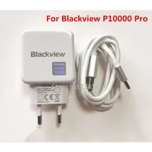 Новинка, адаптер питания USB Blackview P10000 Pro, 5 В/5 А, быстрое зарядное устройство, штепсельная вилка европейского стандарта, импульсный источник питания для путешествий+ usb-кабель, линия передачи данных