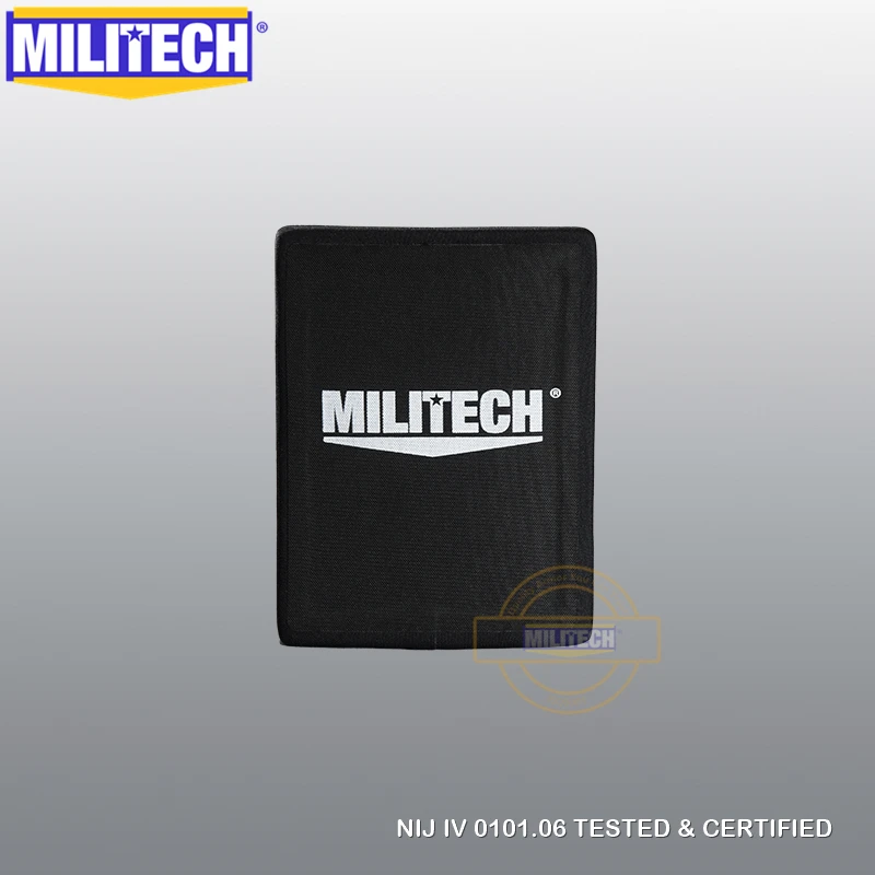 MILITECH 6 ''x 8'' NIJ IV автономный Bulletproof сбоку Панель Al2o3 NIJ IV Stand Alone баллистических ESAPI NIJ уровень 4 SAPI Броня