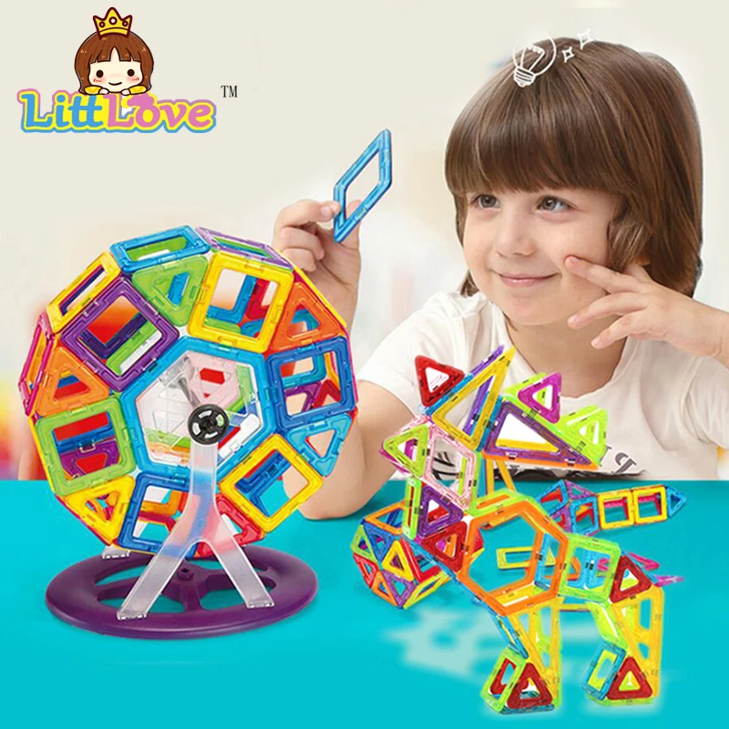 47 шт. Детский конструктор из магнитных блоков|enlighten toys|plastic bricksbricks technic |