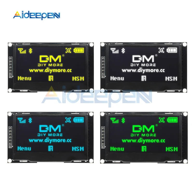 2 42 &quot2 42&quot ЖК экран 12864 OLED дисплей модуль IIC I2C SPI серия для C51 STM32 SSD1309 белый синий