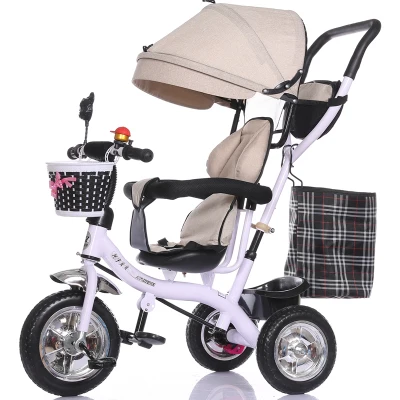 2 в 1, детская трехколесная коляска с тремя колесами, детская коляска, детский трехколесный велосипед, Беговая коляска, багги - Цвет: 128kh