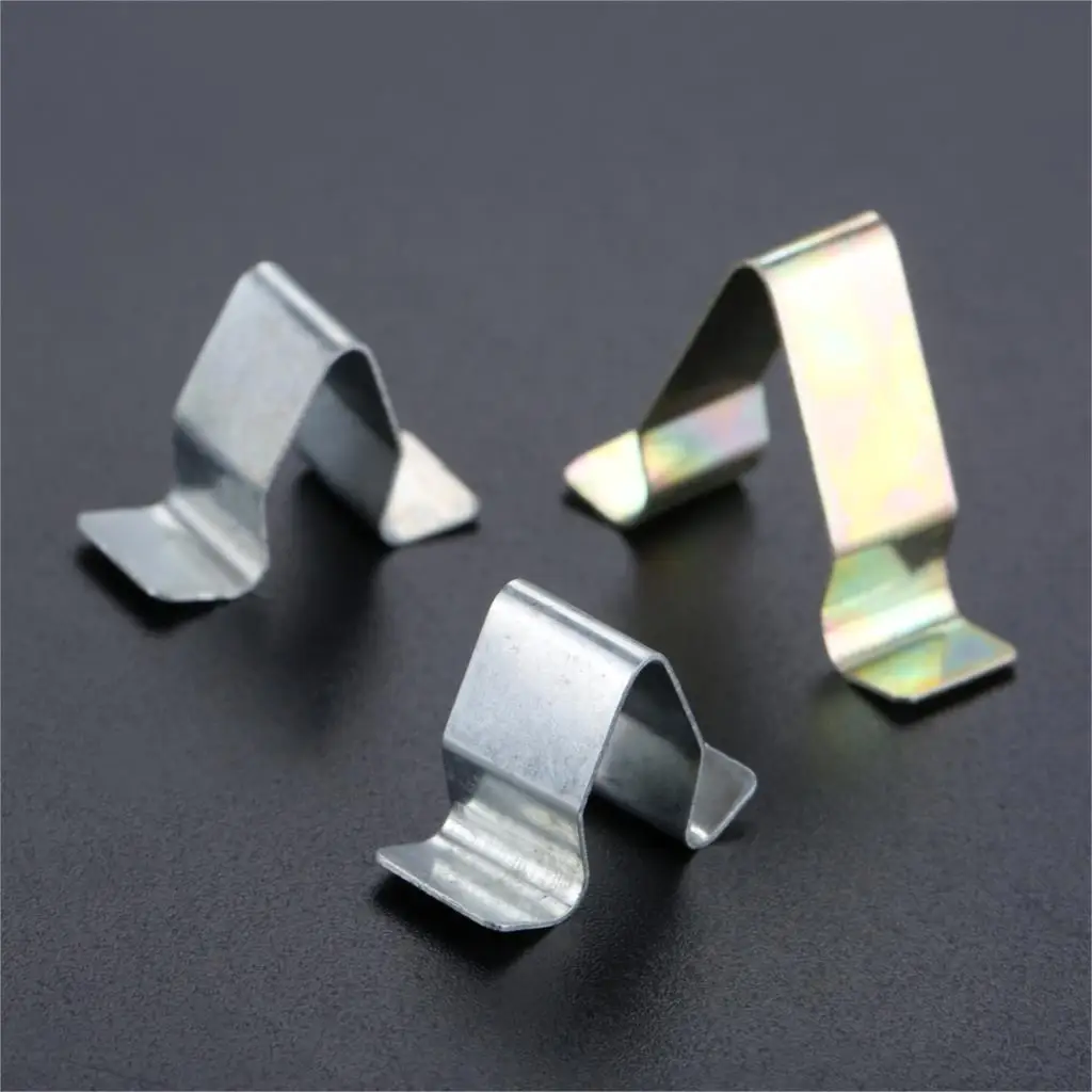 

Yetaha 10Pcs Car Metal Trim Interior Panel Lining Clip Interior Upholstery Retainer Clips Rivet Fastener For VW Audi Seat Skoda
