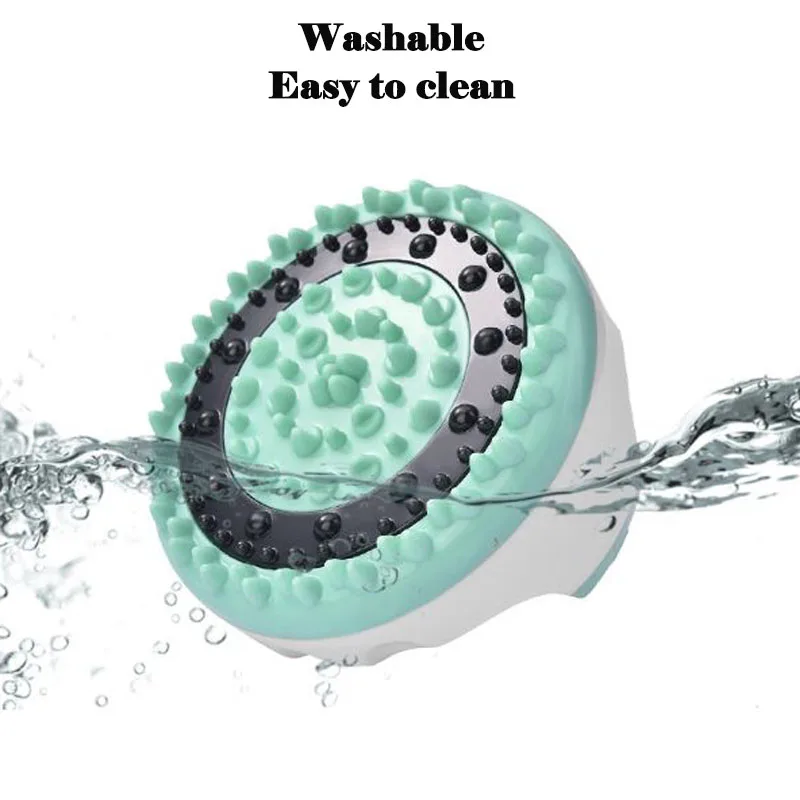 Escova de Massagem Elétrica para Celulite à Prova Escova de Banho Silicone Água Vibração Corpo Massageador Tecido Profundo Massagem Muscular Ferramentas D3d 3d 10 à prova d3d água escova de banho