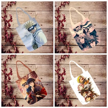 

IVYYE 1PCS Uzumaki Naruto Fashion Anime Canvas Shoulder Bags Casual Shopping Bag Tote Handbag Travel Lady Girls New