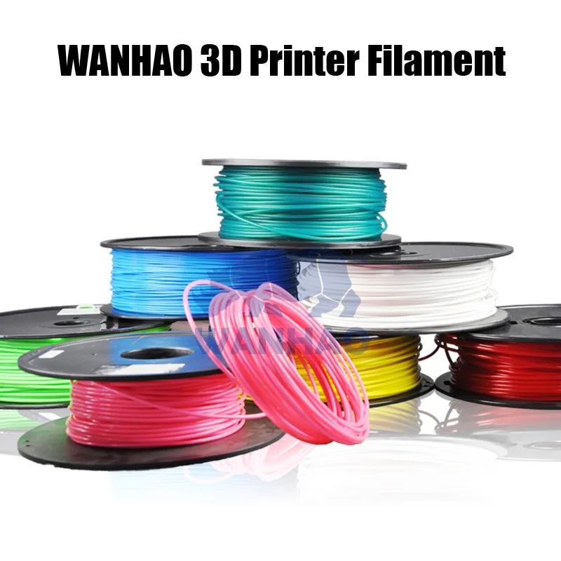 PLA черный цвет Wanhao 3d принтер нить PLA 1,75 мм пластиковая катушка 1 кг