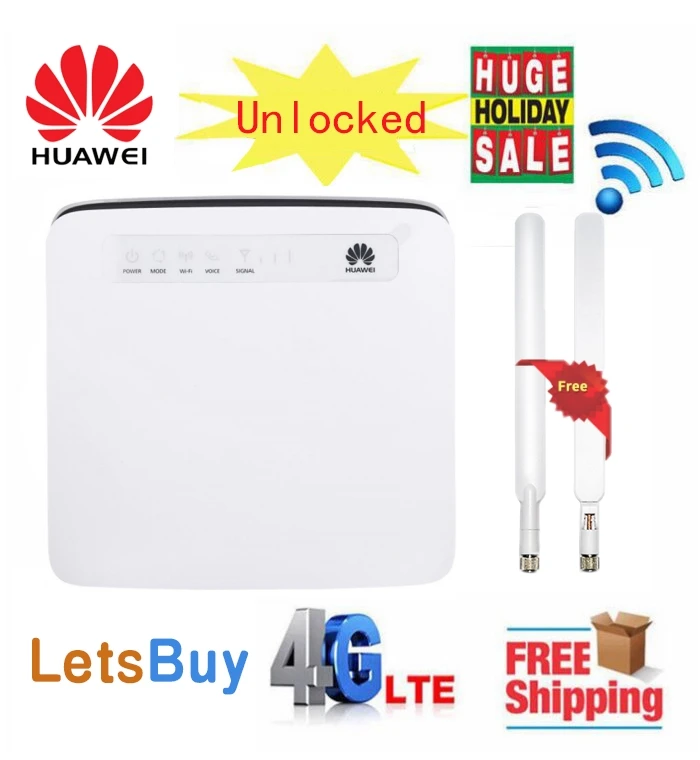 Открыл huawei E5186 E5186s-61a 3g, 4G LTE CAT6 300 Мбит/с CPE беспроводной маршрутизатор шлюза Hotspot модем + 2 шт антенны