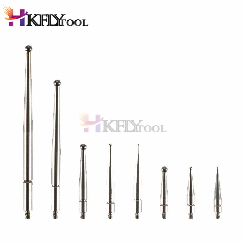 M1.4 M1.8 M2 Thread 2mm Head OD 15mm 18mm 36.5mm Length Ruby Head Pin Gauge Micrometer Tip Lever Dial Test Indicator Probe