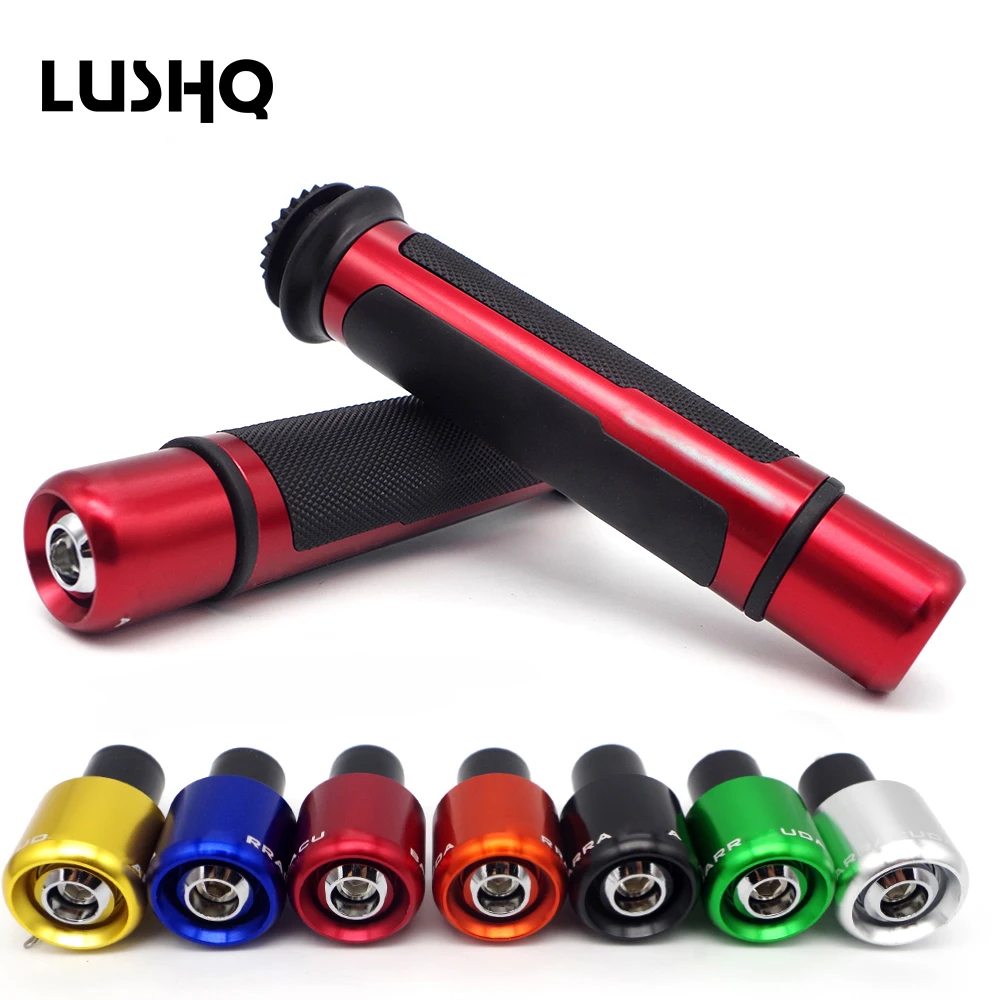 

Motorcycle Handle Grips Racing handlebar End CNC 7/8" 22mm for honda cb 400 suzuki gsf 600 ktm 300 exc suzuki bandit yamaha r6