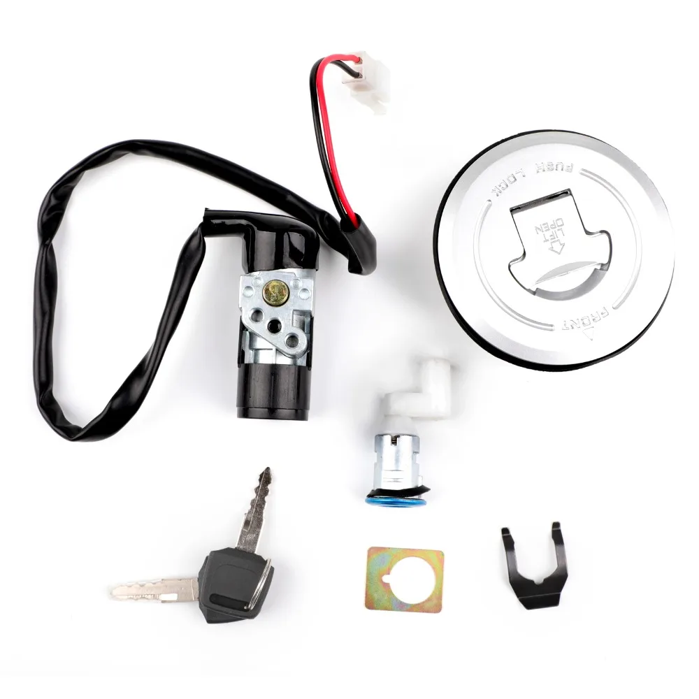 

Areyourshop Motorcycle Accesseries Ignition Switch Fuel Gas Cap Seat Lock Key Set For Honda CBR125R 04-10 CBR125RS New Arrival