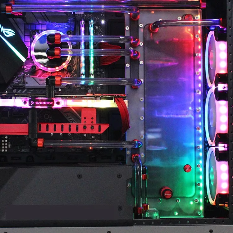 Курган акриловая доска водный канал решение комплект использовать для Cooler Master C700P чехол/комплект для процессора и GPU Блок/вместо резервуара