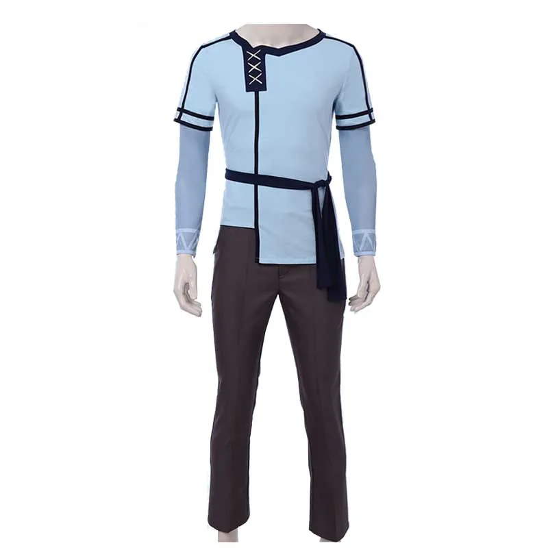 Coshome Sword Art Online Alicization Kirigaya Kazuto Eugeo Cosplay Costumes Men Uniform Outfit (4)