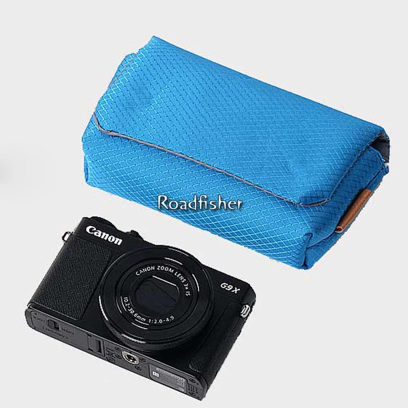 Roadfisher водонепроницаемый Портативный Сумки из натуральной кожи Камера сумка вкладыш карман для хранения мешок для sony RX100 M5 M6 Canon G7X G9X SX620 SX720
