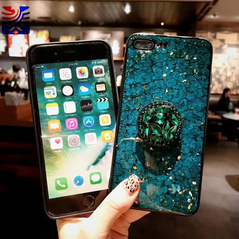 PEIPENG Luxury Gold Foil Bling Marble diamond  phone case Phone Cases Soft TPU Cover  For iphone 6 6S 7 8 Plus X Xs Max Christmas gift03
