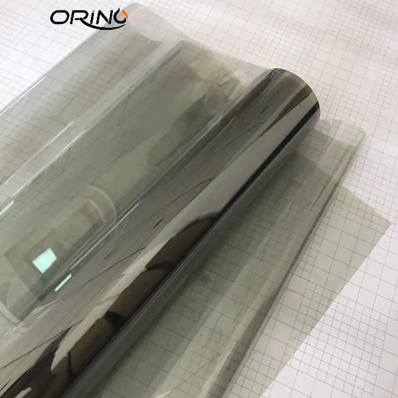 50x300cm Gray UV insulation Car Window Tint Film VLT 70% 2 PLY Solar Protection Film Adhesive