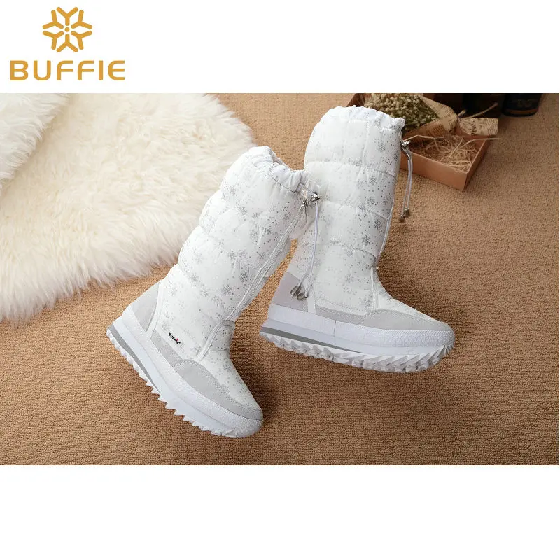 Online Botas de invierno para niñas hasta la rodilla zapato de color blanco cremallera hasta 2019 nueva temporada de alta calidad suave piel caliente envío gratis para adolescentes