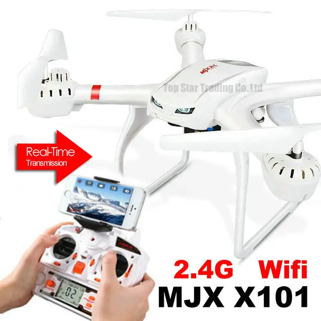 Buy Cheap MJX Toys X101 Newest Design RC Quadcopter X101 2.4GHz 4CH 6-Axis Gyro Drone Can Take Wifi Camera C4005 Cell Phone Video