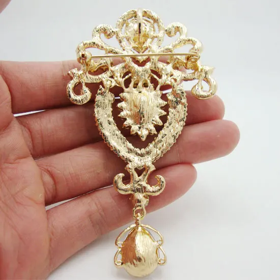 Женская Брошь с кристаллами украшенная стразами|pendant teardrop|pin heatsinkpendant agate |