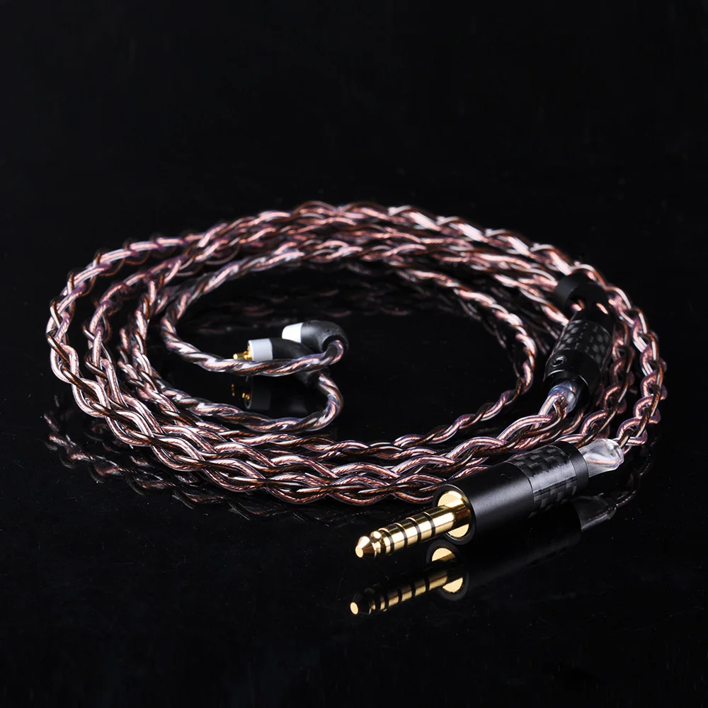 UPOCC NEOTECH 26AWG 7N монокристаллической Медь кабель 2 5/3 5/4 4 мм балансный для наушников с