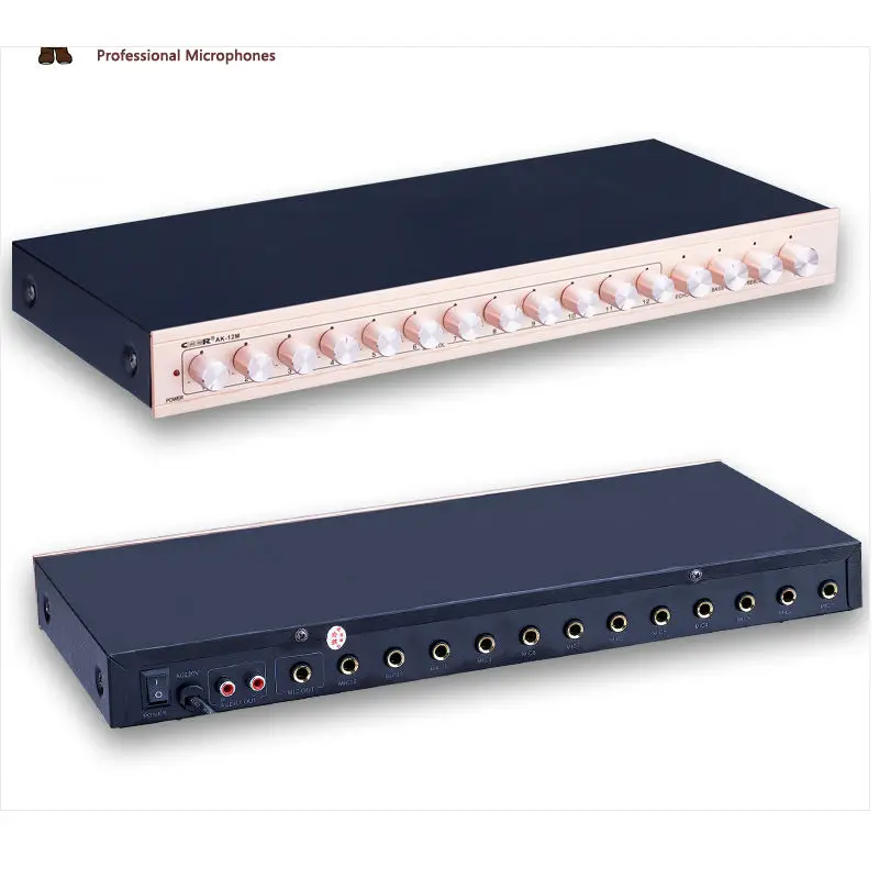 

CEER AK-12M 12Channels Audio Mixer Multi-functional conference system synthesizer the microphone hub