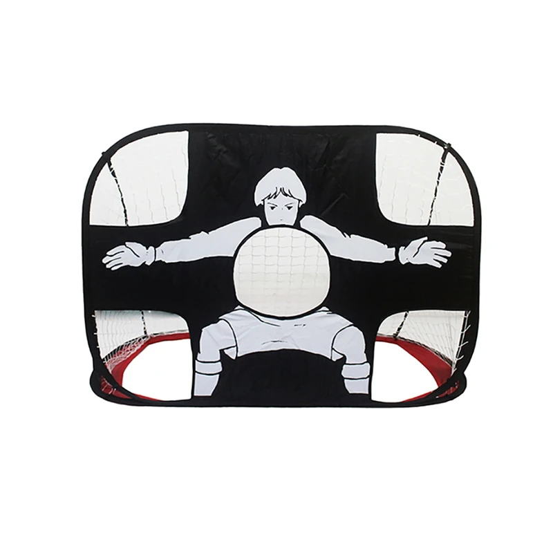 

Soccer Training Target Net Children Portable Folding Goal Nets Door Gate Mesh Frame Kids Gift