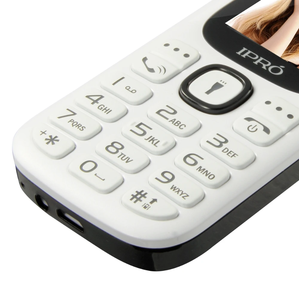 Оригинальный IPRO I3185 1 8 дюймовый кнопочный мобильный телефон Bluetooth GSM Dual SIM дешевый