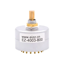 1 шт. поворотный переключатель EIZZ 3 способа 4 положения полюсов источник сигнала селектор потенциометра для HiFi аудио усилитель 6 мм латунный вал