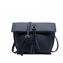 Высококачественная модная повседневная сумка-клатч из искусственной кожи, Сумка с кисточками на плечо, женская сумка-мессенджер, модная дизайнерская сумка