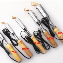 75 Вт 100 Вт 150 Вт 200 Вт 300 Вт Электрический паяльник внешний тепловой паяльник Железный, деревянный изогнутая ручка паяльник