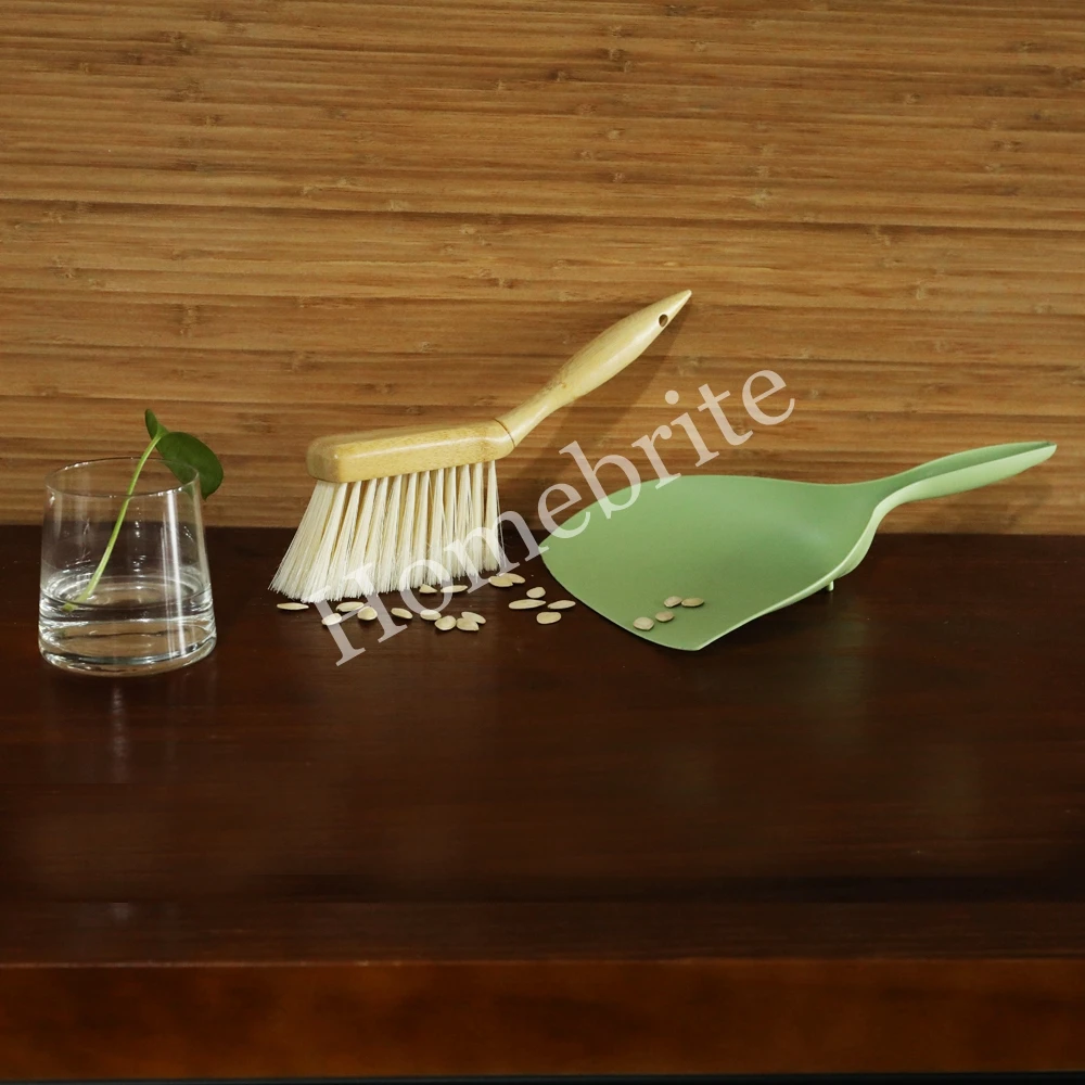 Brush and Dustpan Set Small Size Multi Function Comfort Grip Broom with